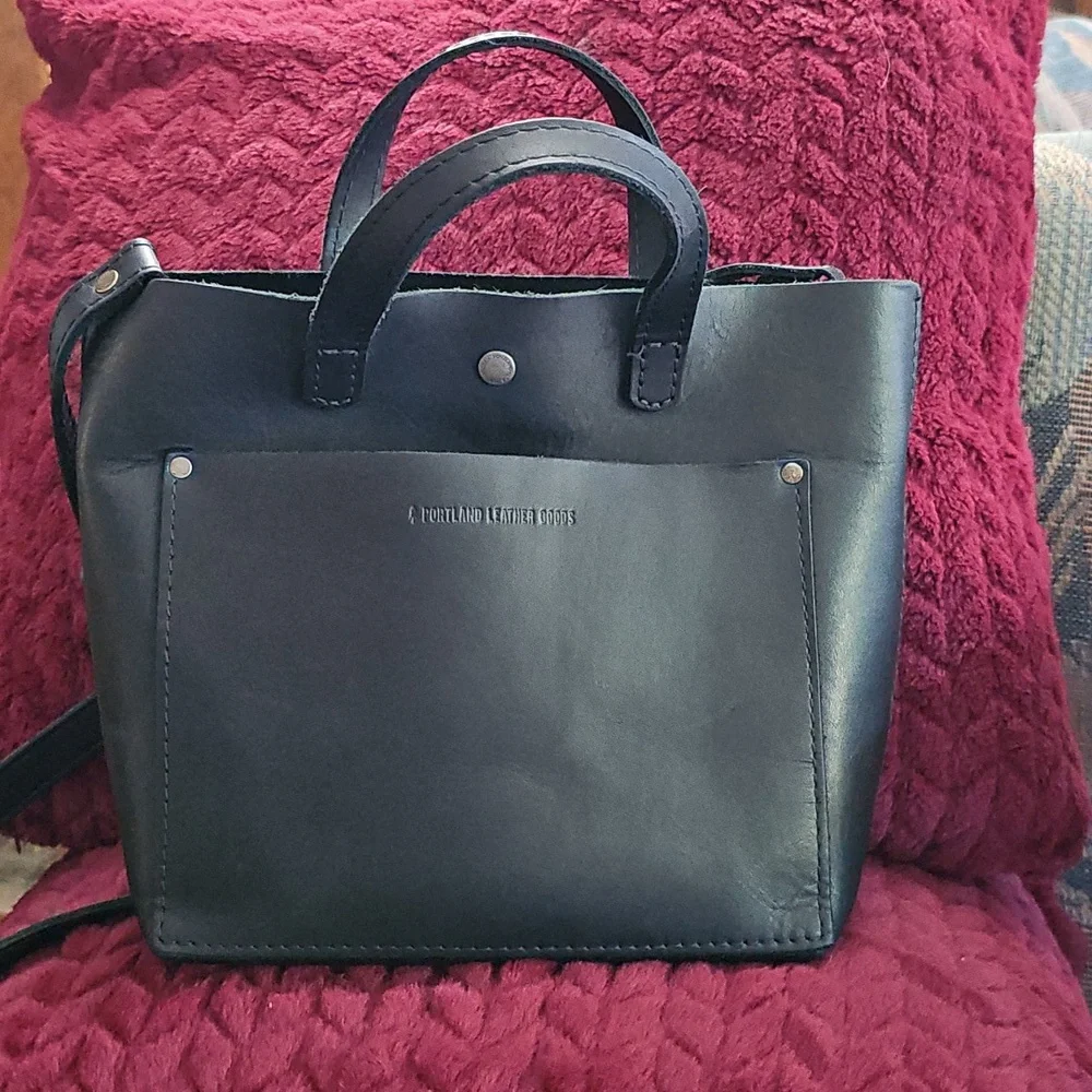 Portland Leather Goods Black Mini EUC - Picture 9 of 9